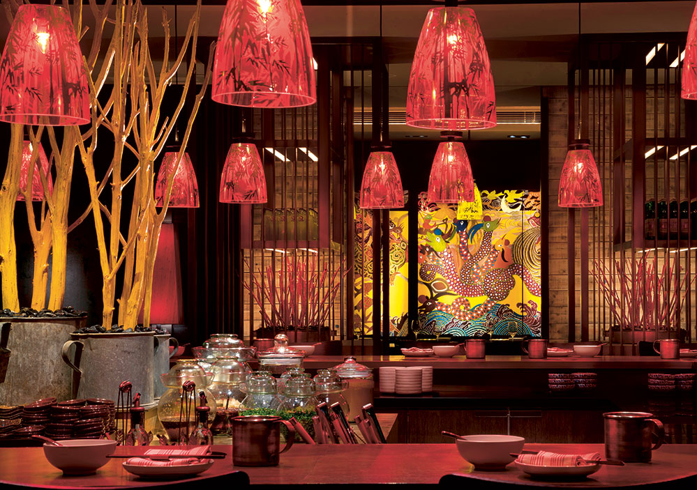 The interior of Red Bowl at Rosewood
